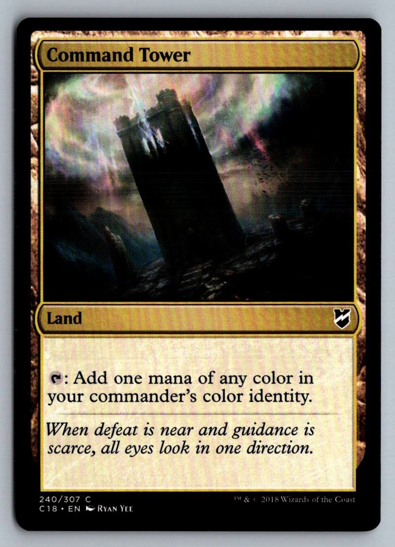 Command Tower Commander 2018 C18 #240 Common NM