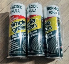 3x Simple Green Natural BBQ Microwave Grill Cleaner New & Sealed