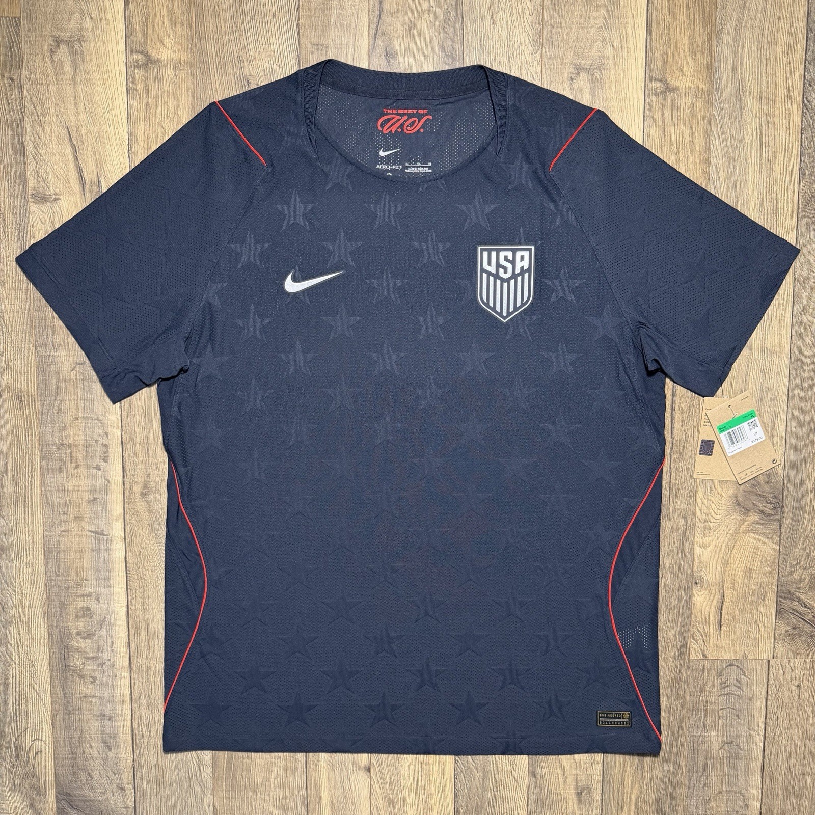 NWT USMNT Nike 2026 FIFA World Cup Authentic Aero-Fit Away Match Jersey Men XL