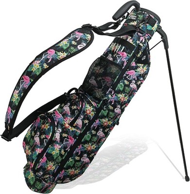 Golf Bag with Strap & Stand, Lightweight Golf Stand Bags with Two-Way Divider/Co