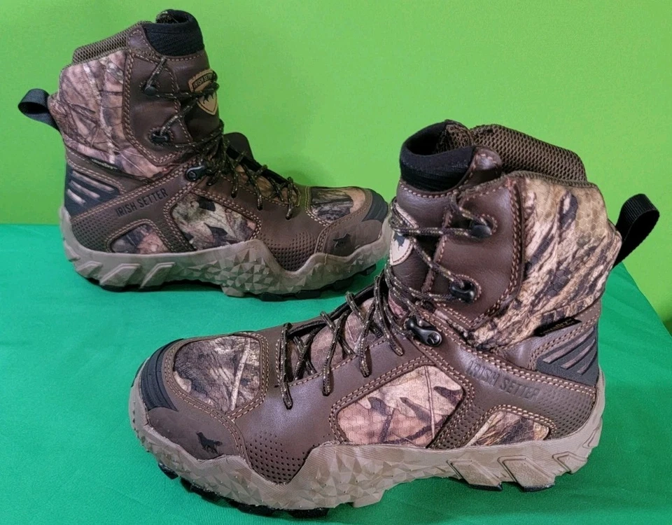Irish Setter Insulated VAPRTREK 8" WP Hunting Boots, Mossy Oak Camo, Women's 9.5 - Image 4 of 4
