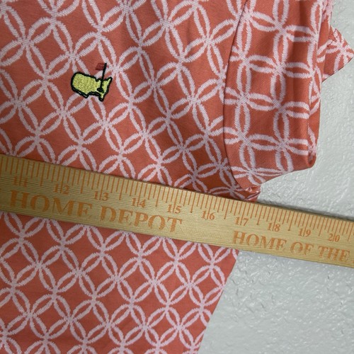 The Masters By Peter Millar Quarter Zip Pullover Sweater Womens Size Small Coral - Picture 11 of 12