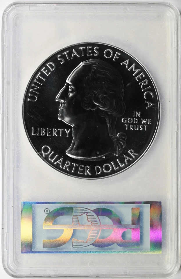 2010 Mount Hood ATB 5 oz Silver Quarter 25c PCGS MS68PL First Strike - Image 2 of 4