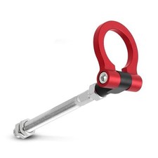 Wrx Racing Tow Hookis2303 Front Tow Hook Ring Tow Eye Billet Aluminum Red Tow