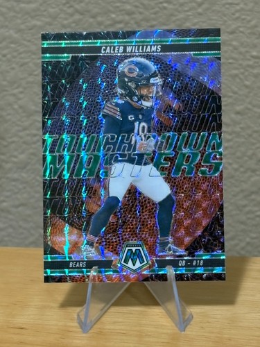 2025 CALEB WILLIAMS PANINI TOUCHDOWN MASTERS GREEN PRIZM MOSAIC #13 CARD BEARS