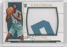 2021 Panini National Treasures Colossal Rookie Materials Prime 17/25 JT Thor n0c