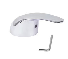 Everbilt Replacement Faucet Handle with Curved Neck Lever Handle in Chrome