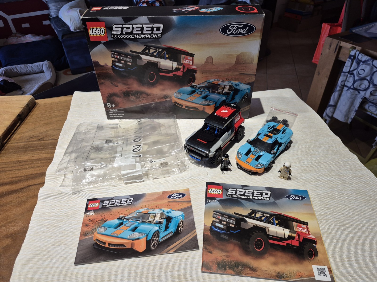 Lego Speed Champions GT Heritage Edition and Bronco R Completo 100%