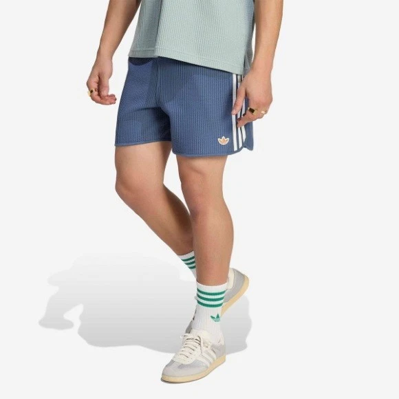 Adidas Waffle Knit Sprinter Shorts Pants - Preloved Ink / KX1246 / Expedited