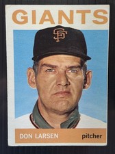 Topps 1964 Don Larsen San Francisco Giants Baseball Base Set #513