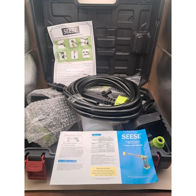 #ad #ad Seese Cordless Pressure Washer Gun: 126 PSI Portable Electric Washer w battery $75.00