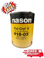  Axalta Nason Ful-cryl Ii 418-03 Gm-12 White 2k Acrylic Enamel 1 Gal