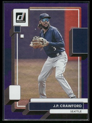#137 J.P. Crawford 2022 Donruss Holo Purple