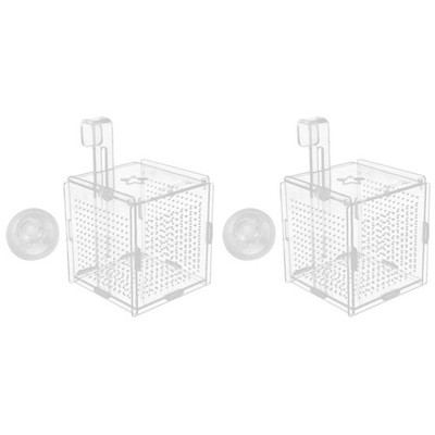 2 Sätze von Zuhause Fischzuchtbox Fischzuchtwerkzeug Aquarium Fischzuchtbehälter