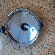 Saladmaster 316ti Titanium Stainless 12&rdquo; Oil Core Electric Skillet with vipo lid
