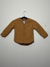 OshKosh B  gosh Girls The Genuine Article Brown Quilted Jacket Size 4