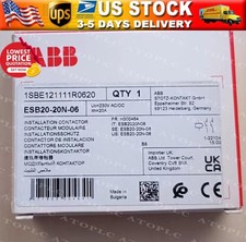1pc ABB ESB20-20N-06 Installation Contactor 230V AC/DC 1SBE121111R0620