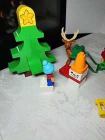 LEGO DUPLO Santa's Winter Holiday 10837 (Missing A Few White ) Christmas Sleigh 