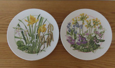 2 x  Jan HILL - Royal Doulton Plates - Natures Own Beauties - Limited Edition