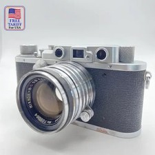 NICCA 3-S IIIS 35mm Rangefinder + NIKKOR H.C 50mm f2 Lens Vintage Japan [As-Is]