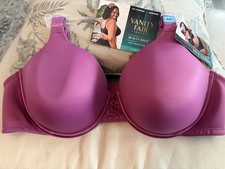 NEW Vanity Fair Beauty Back T-Shirt Full Coverage Bra 76380 Berry Size 44C