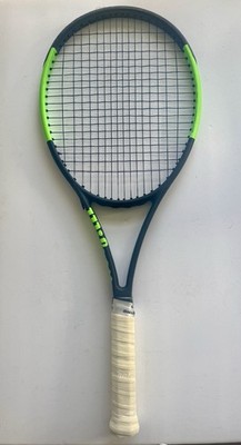 Wilson Blade 98 Tennis Racquet 98 in² Head Size Black/Green Grip #2