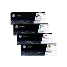 HP 410A Toner Set Compatible 4-Pack CF410A CF411A CF412A CF413A For M452 M477