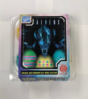 WalMart Exclusive Alien Easter Egg Pods Xenomorph 3  Collectible Figures, 4 Pack
