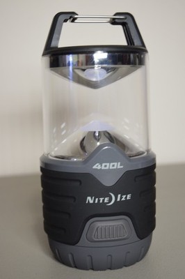 Nite Ize Radiant 400 L Lantern Black & Grey Weather & Impact LED Battery Powered