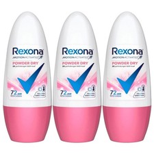 Rexona, Women Antiperspirant, Deodorant Roll On, 45ml, Powder Dry Pack of 3 
