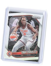 2025 Panini WNBA Prizm Tina Charles #3 Silver Connecticut Sun