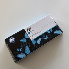 HP 727 300ml Cyan Ink Unopened Genuine Expiry AUG 2025 New Sealed F9J76A