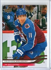 2025-26 Upper Deck Series 2 Brock Nelson UD Exclusives #294 020/100 Colorado