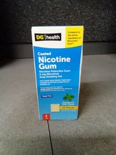 DG Health Coated Nicotine Gum Ice Mint Flavor 10 Pieces 4mg