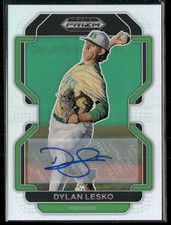 2022 Panini Prizm Draft Picks #PDP15 Dylan Lesko Base Autographs Silver
