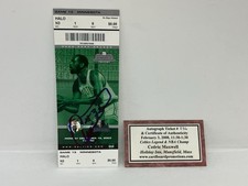 Cedric Maxwell Signed Acela Promo Ticket 2003 Autographed Jersey Retirement #31