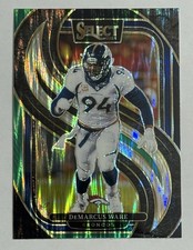 2024 Panini Select DeMARCUS WARE Premier Level Black & Green Shock Prizm Broncos