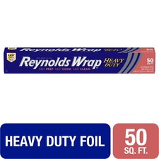 Wrap Heavy Duty Aluminum Foil, 12 Inch Wide, 50 Sq. Ft.