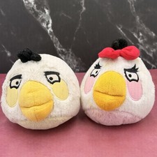 Angry Birds 2011 Matilda Plush White Pink Girl with Red Bow  Reg Matilda 5  