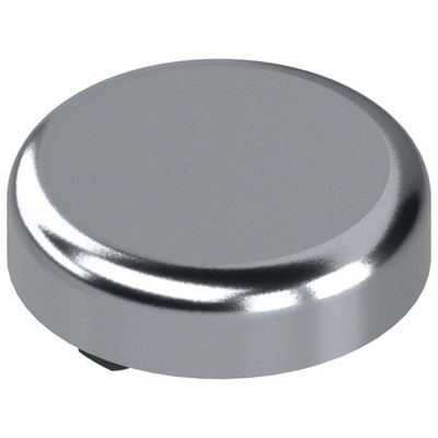 BLUM CLIP top Topfabdeckung - Glastürscharnier rund, Kunststoff verchromt