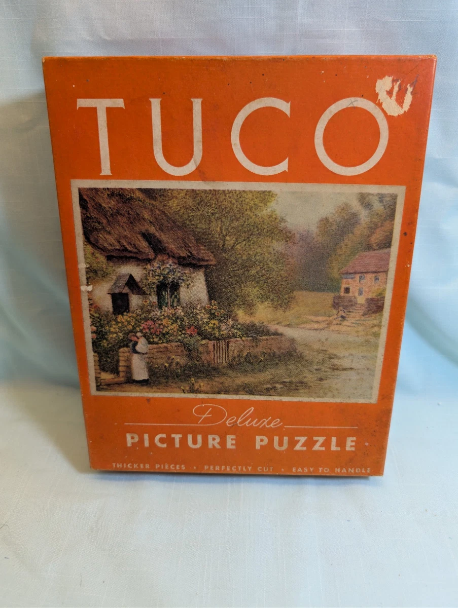 【15p美品】コリジョン&ジグザグ 15p美品】コリジョン&ジグザグ Red Vintage Jigsaw Puzzles for sale