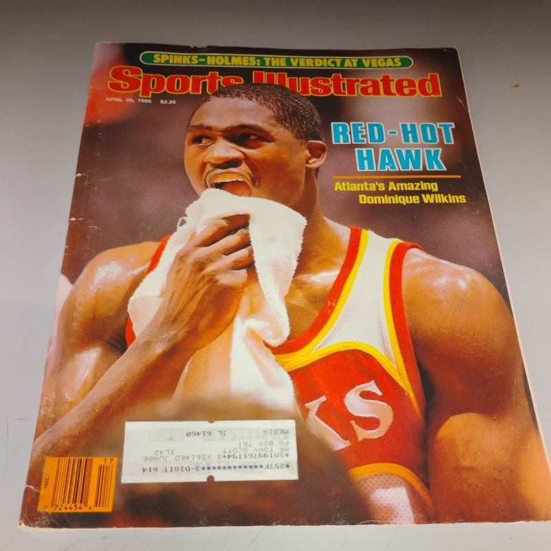 Sports Illustrated - April 28, 1986 - Dominique Wilkins - Atlanta Hawks -Boxing