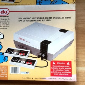 LES SCHTROUMPFS - FOURREAU 100% ORIGINAL NINTENDO NES PAL B VERSION FRAN&Ccedil;AISE