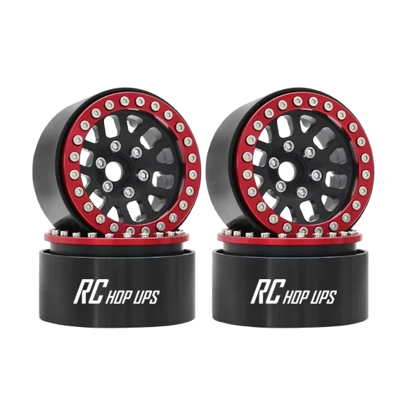 RC Hop Ups 1.9" CNC Aluminum Beadlock Wheels (4) - Image 2 of 4