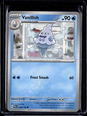 vanillish pokemon card Pokemon - Vanillish - 044/182 - PAR - NM/M