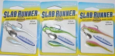 3 packs blakemore slab road runner 1/16oz  1/8oz assortment