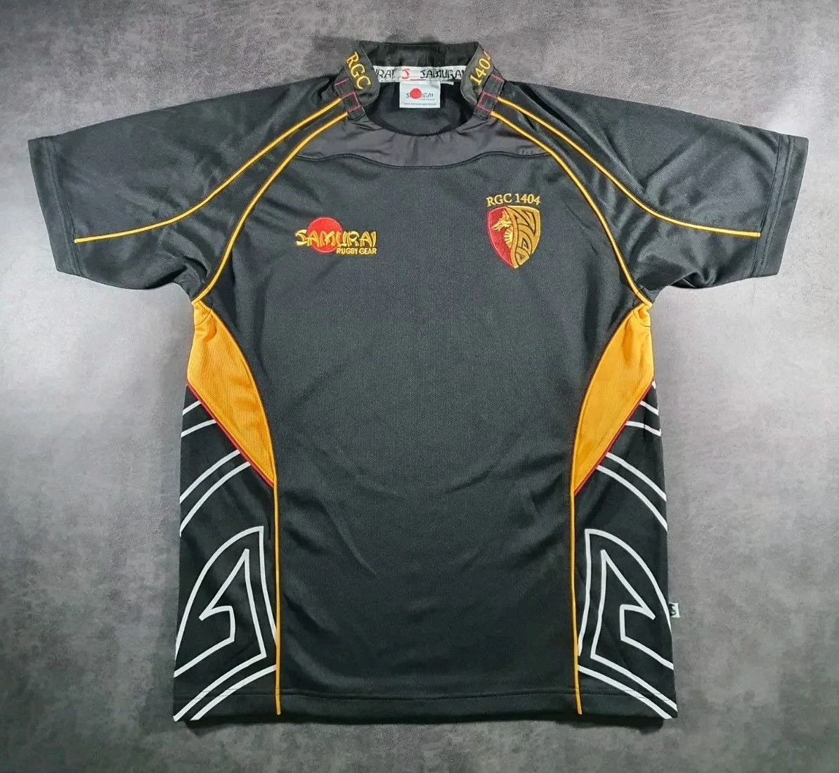 Maillot De Rugby Vintage WHITHALL R.F.C N°15 – Match Worn – Samuraï – Angleterre