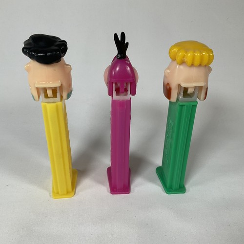 The Flintstones Pez Dispensers Set of 3 Fred, Barney and Dino Vintage 1992 - Picture 4 of 4