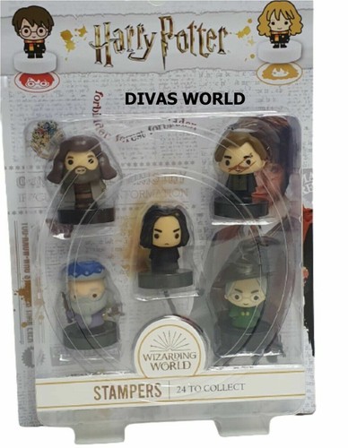 Harry Potter Stampers Pack Of 5 Wizarding World Official Different Character NEW - Picture 6 of 6