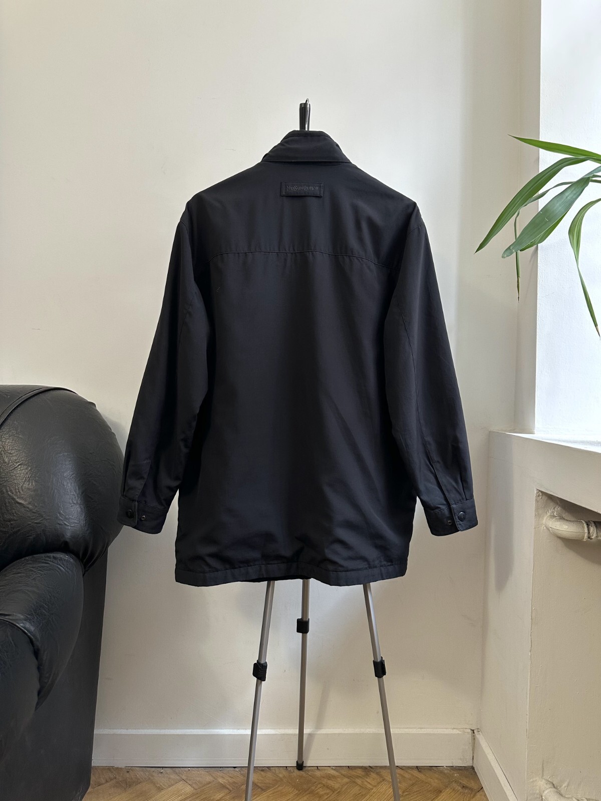 Yves Saint Laurent giacca nera vintage uomo